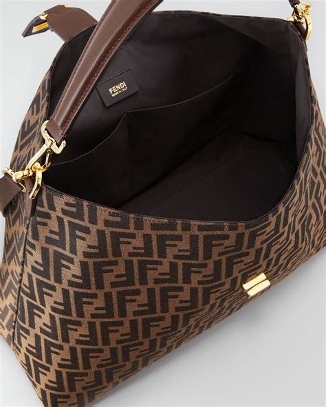 fendi large|fendi big brown bag.